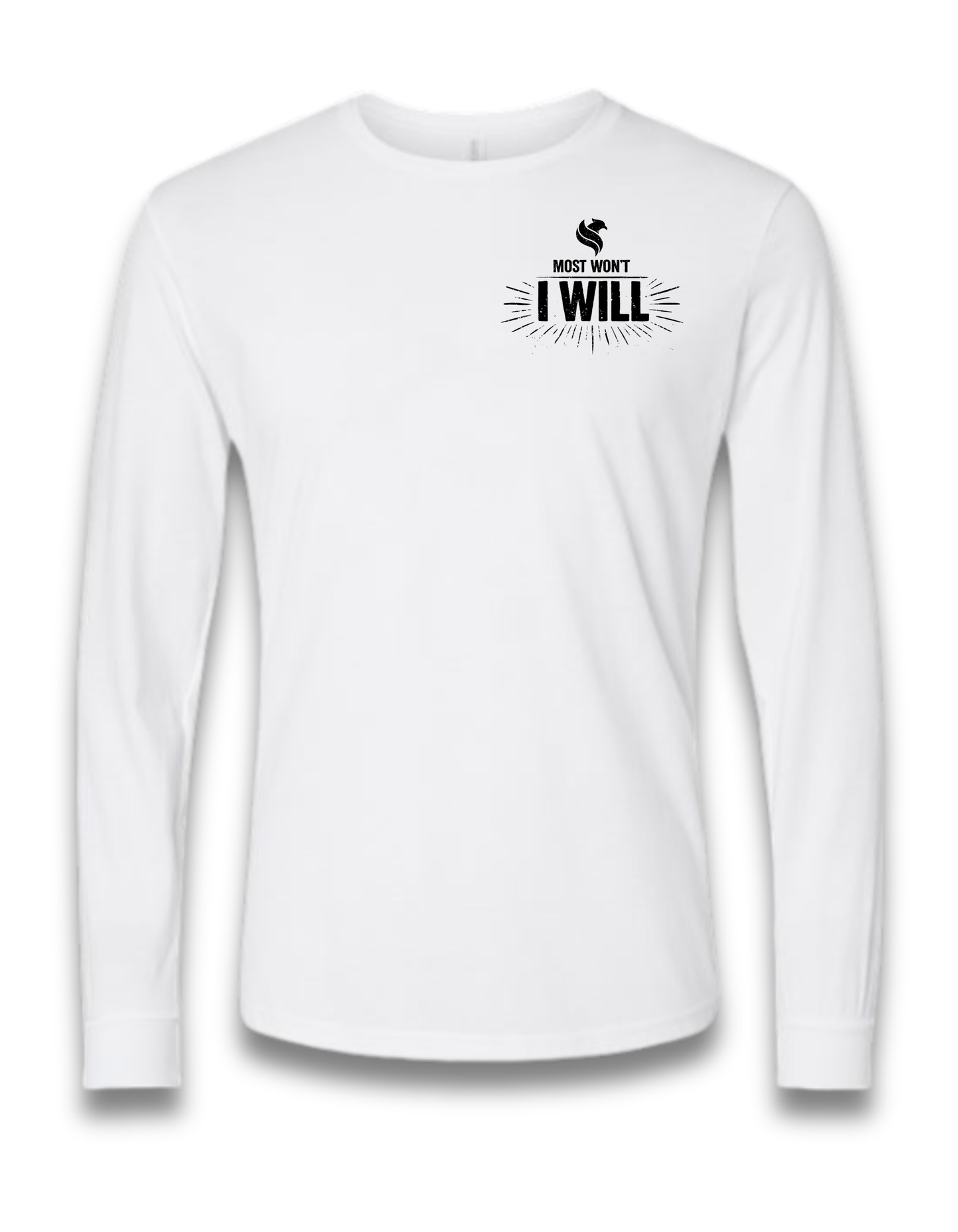 MOST WON'T, I WILL (LONG SLEEVE) (White)