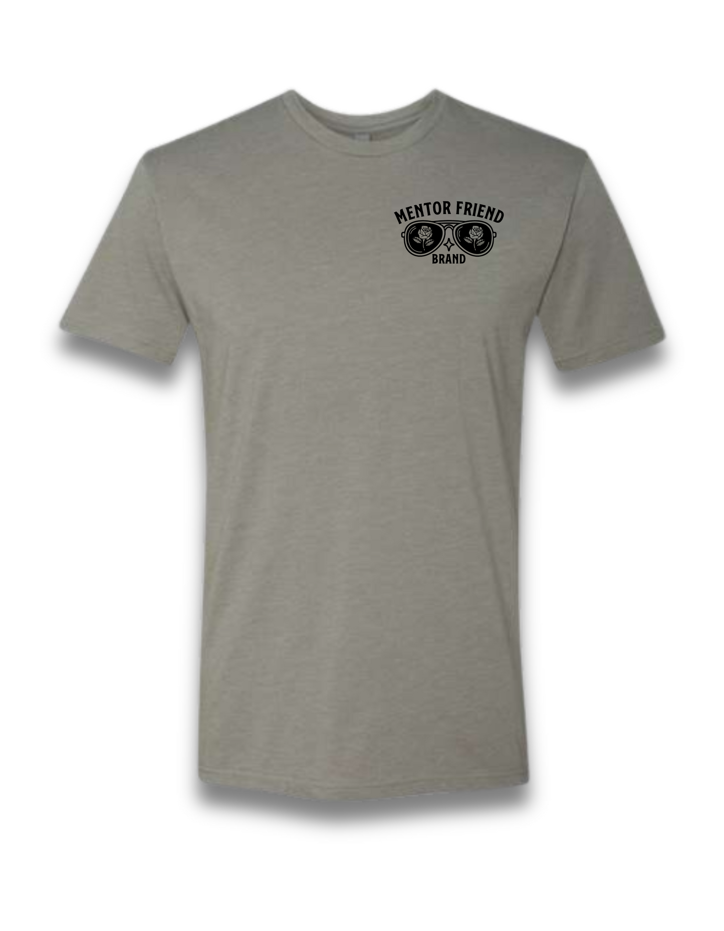 SEE THE WORLD THROUGH ROSE COLORED GLASSES - (STONE GREY)
