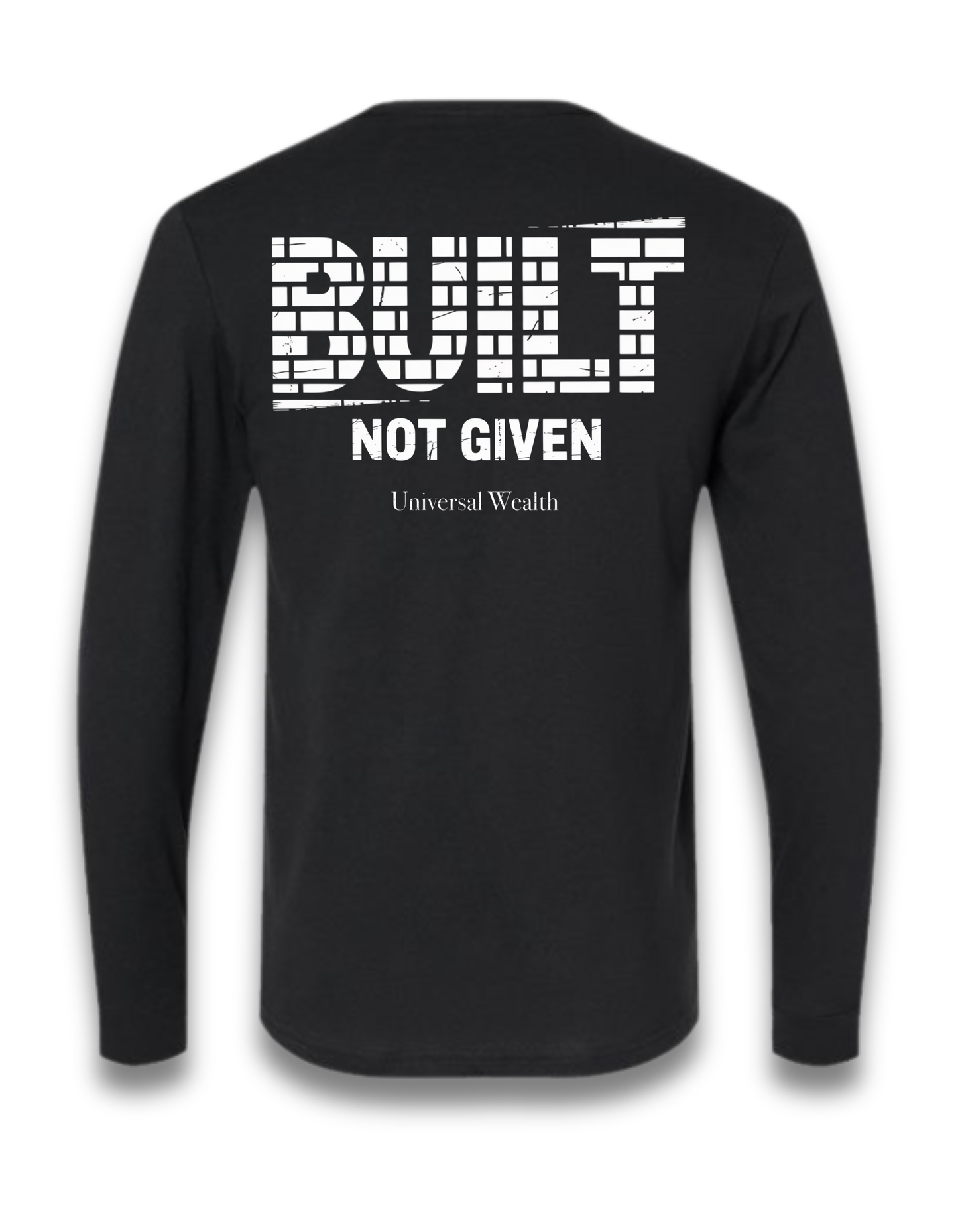 BUILT NOT GIVEN (LONG SLEEVE) (Black)