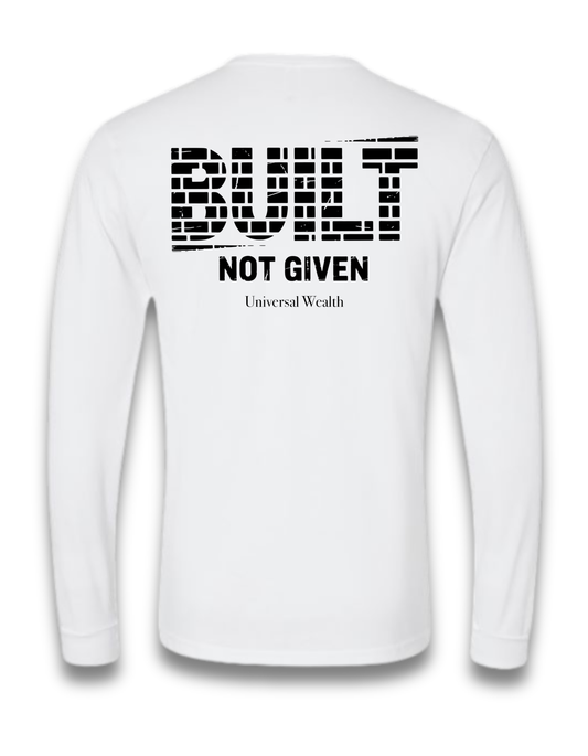 BUILT NOT GIVEN (LONG SLEEVE) (White)