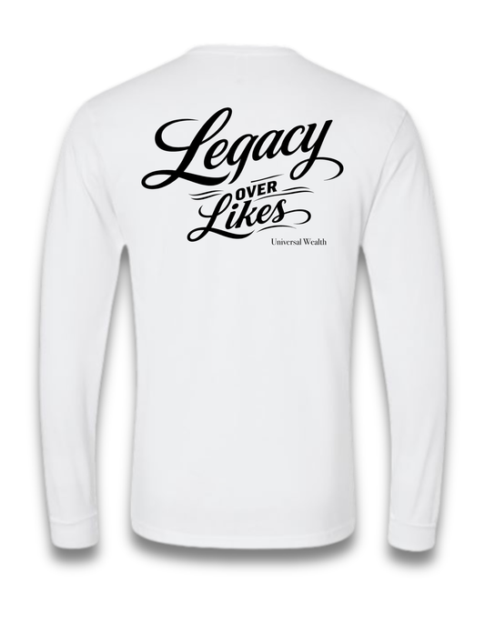 LEGACY OVER LIKES (LONG SLEEVE) (White)