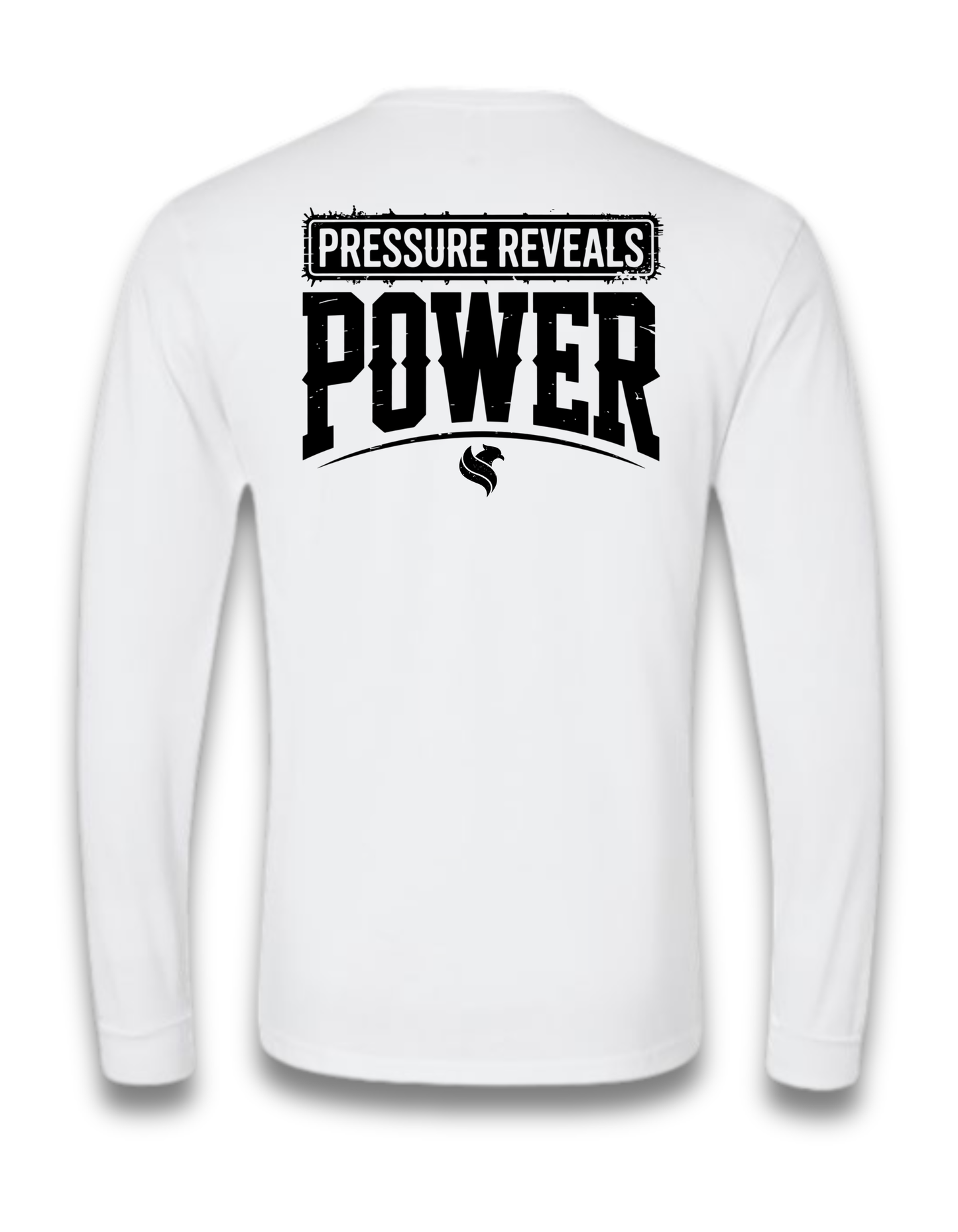 PRESSURE REVEALS POWER (LONG SLEEVE) (White)