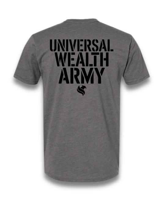 UNIVERSAL WEALTH ARMY (heather heavy metal grey)