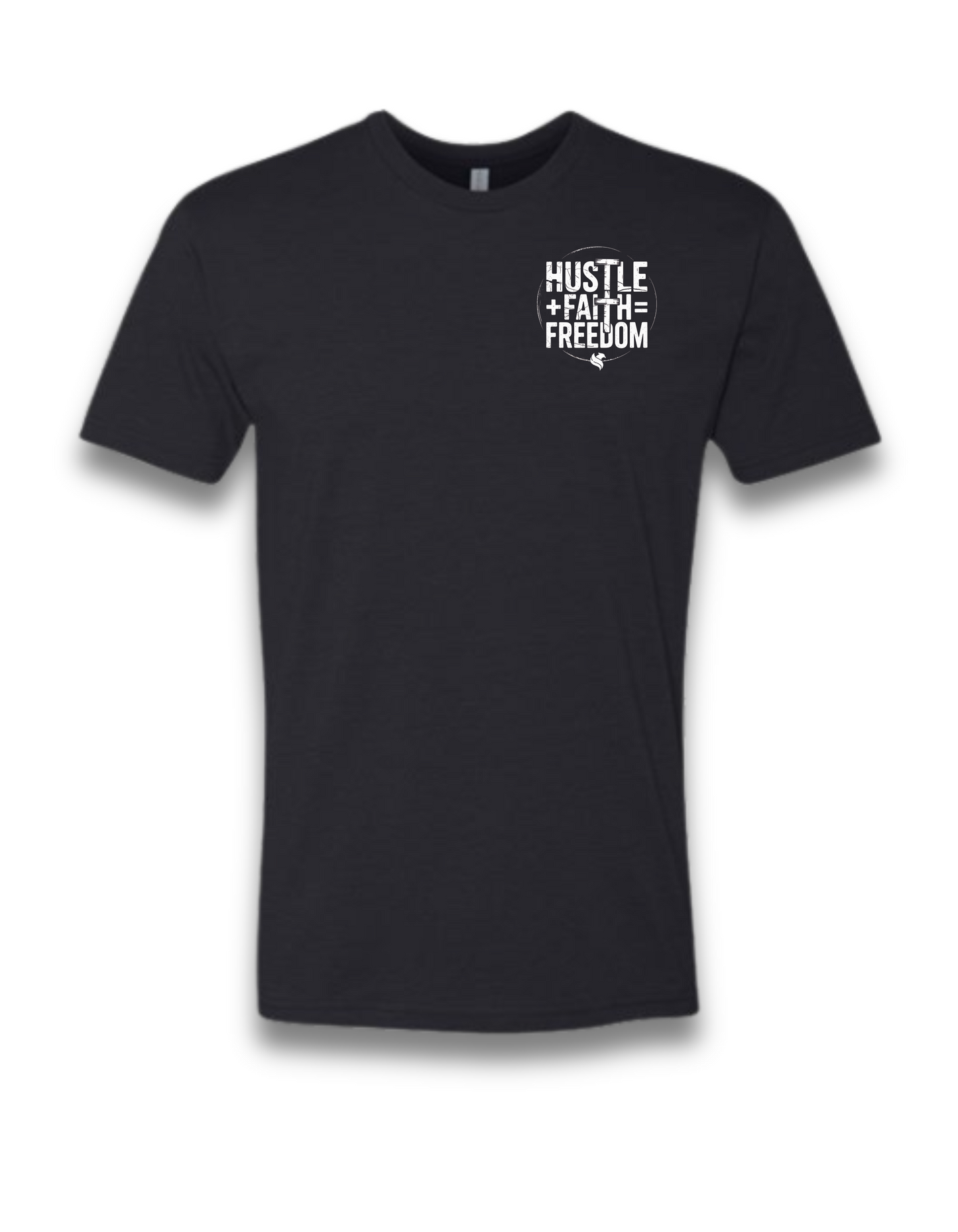 HUSTLE+FAITH=FREEDOM (BLACK)