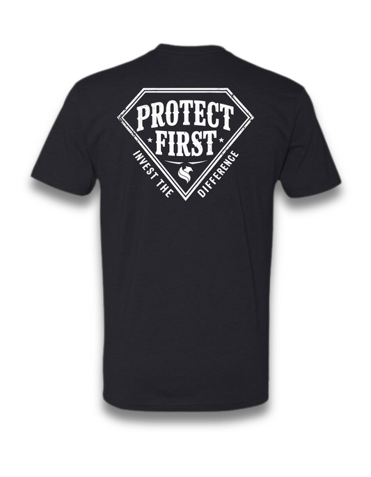 PROTECT FIRST-INVEST THE DIFFERENCE (BLACK)