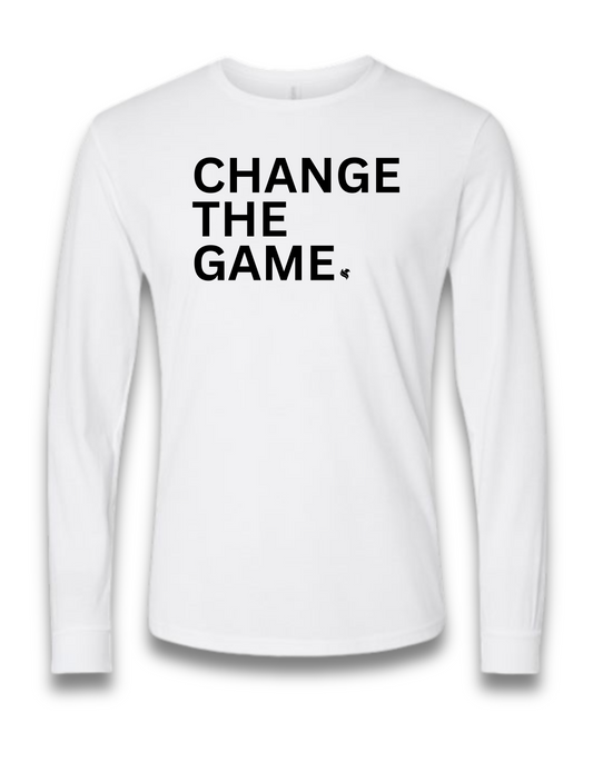 CHANGE THE GAME (LONG SLEEVE) (White)