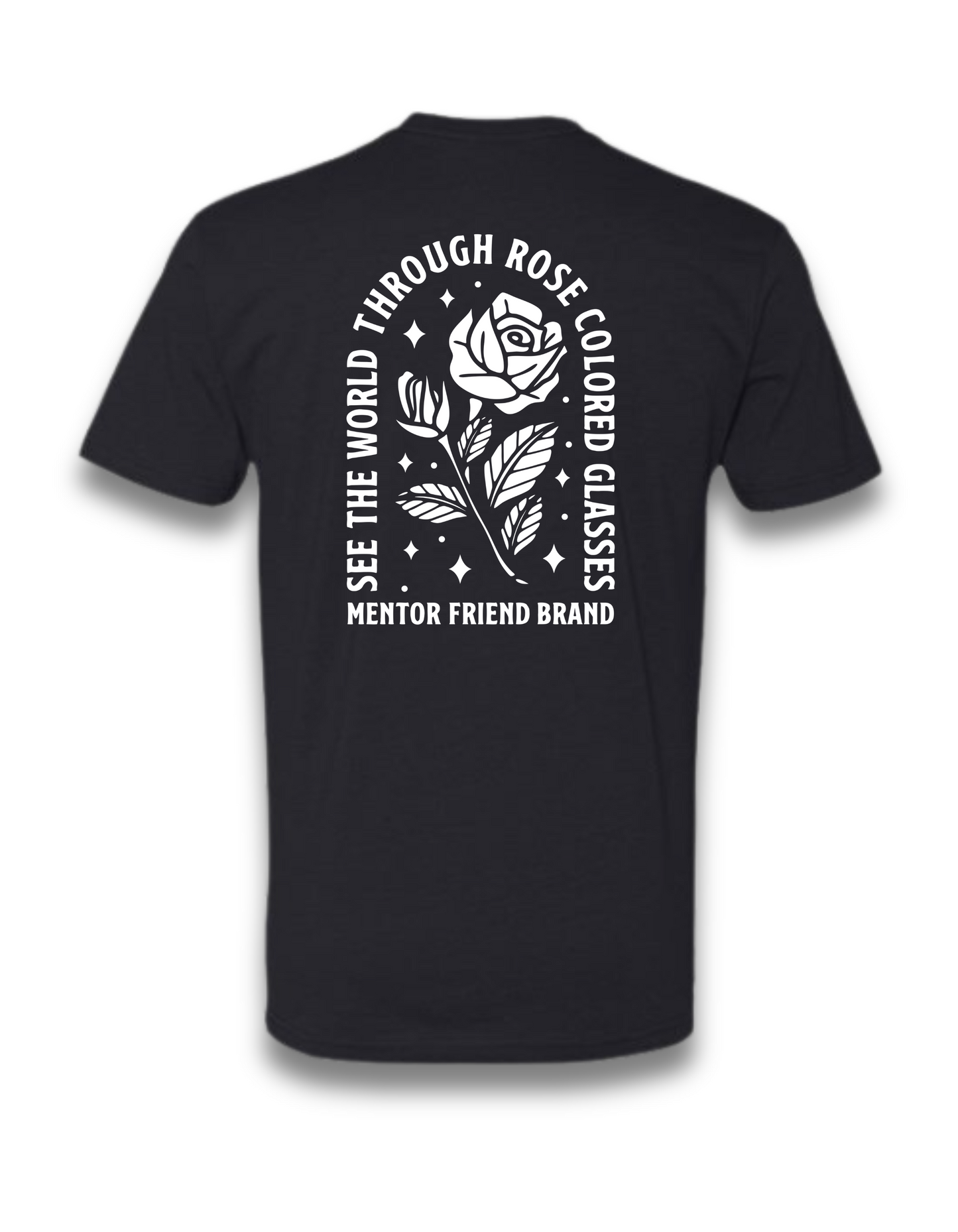 SEE THE WORLD THROUGH ROSE COLORED GLASSES - BLACK (YOUTH)